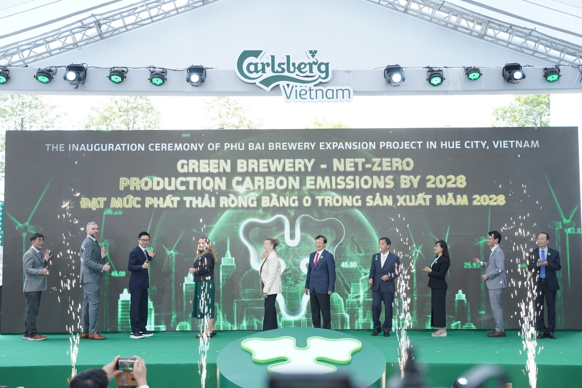 Carlsberg Việt Nam đầu tư gần 90 triệu USD mở rộng nhà máy bia ở Huế