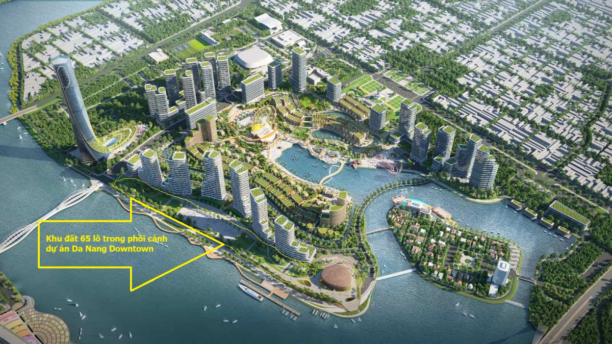 Khu đất của người dân có vị trí vàng “án ngữ” mặt tiền sông Hàn đối với dự án Da Nang Downtown.
