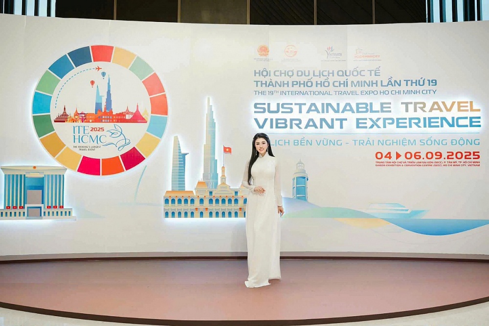 Emily Hồng Nhung lan tỏa thông điệp du lịch bền vững tại ITE HCMC 2025
