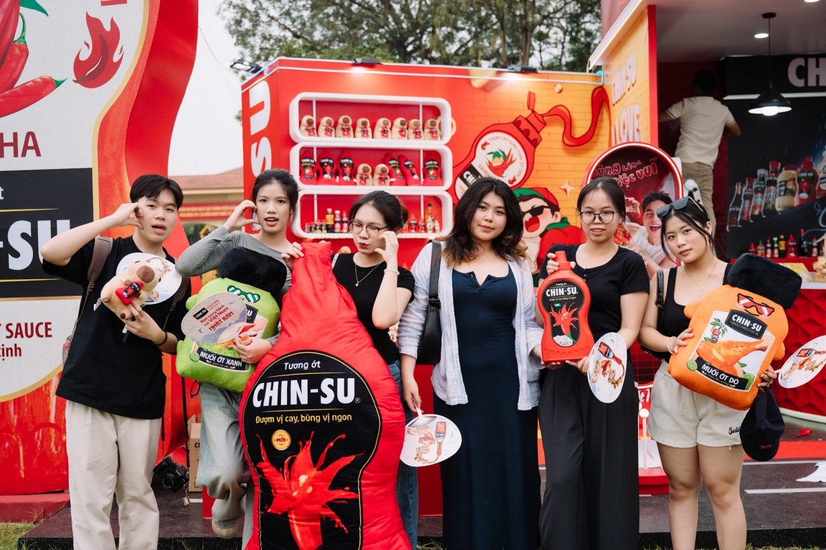 Gian hàng CHIN-SU - Sản phẩm của Masan tại Festival Phở 2025