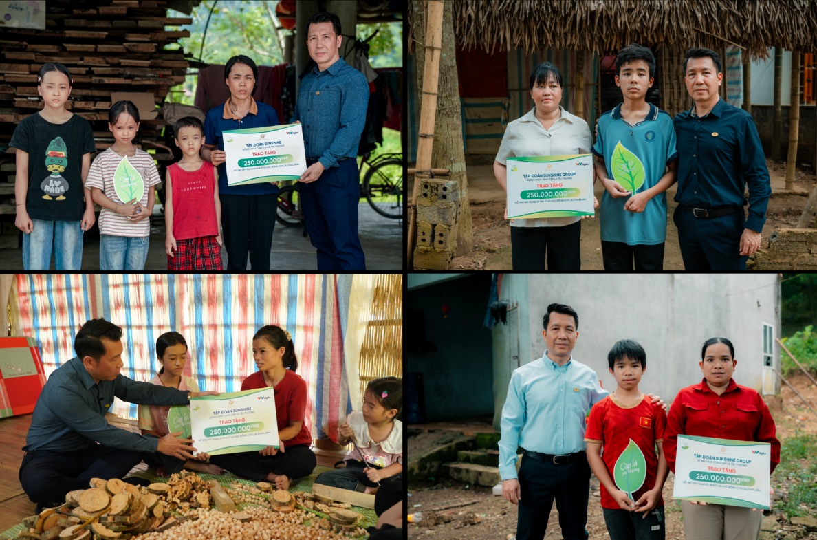 Sunshine tiếp tục lan tỏa hành trình “chạm tới trái tim” tại Phú Thọ, Đồng Tháp cùng Cặp lá yêu thương