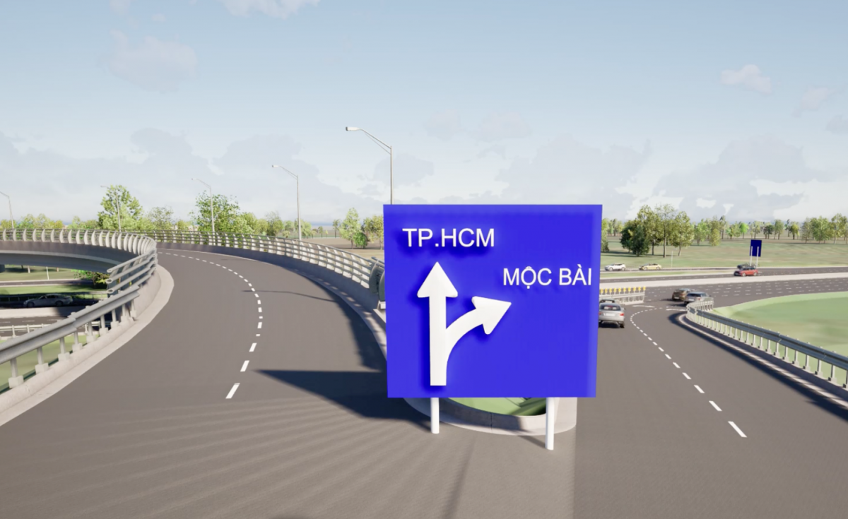  Phối cảnh cao tốc TP. Hồ Chí Minh - Mộc Bài. Ảnh: Ban Giao thông