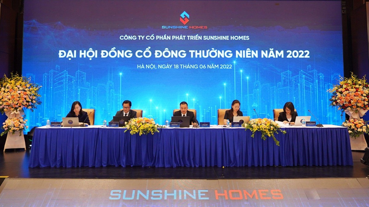Tại ĐHĐCĐ thường ni&ecirc;n 2022, nhiều kế hoạch ph&aacute;t triển của SSH đ&atilde; được th&ocirc;ng qua với sự đồng thuận, nhất tr&iacute; cao.