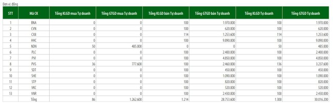 Tự doanh r&uacute;t r&ograve;ng khớp lệnh, chỉ mua thỏa thuận EIB tr&ecirc;n HOSE ảnh 3