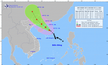 Bão số 1 giật cấp 14 vẫn có thể mạnh thêm, Bắc Bộ cảnh báo mưa lớn diện rộng