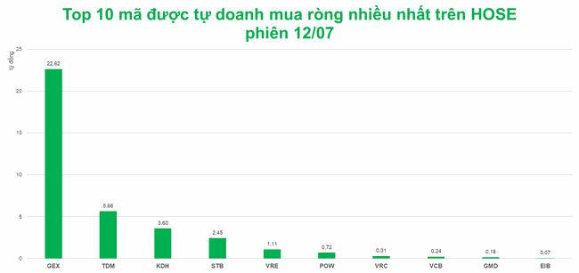 Tự doanh giao dịch mờ nhạt, mua mạnh nhất GEX ảnh 2