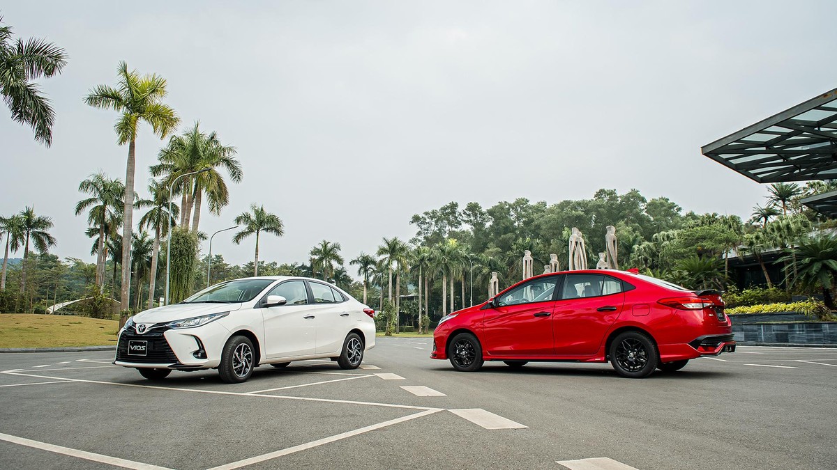 Mẫu xe Toyota Vios phi&ecirc;n bản 2021.