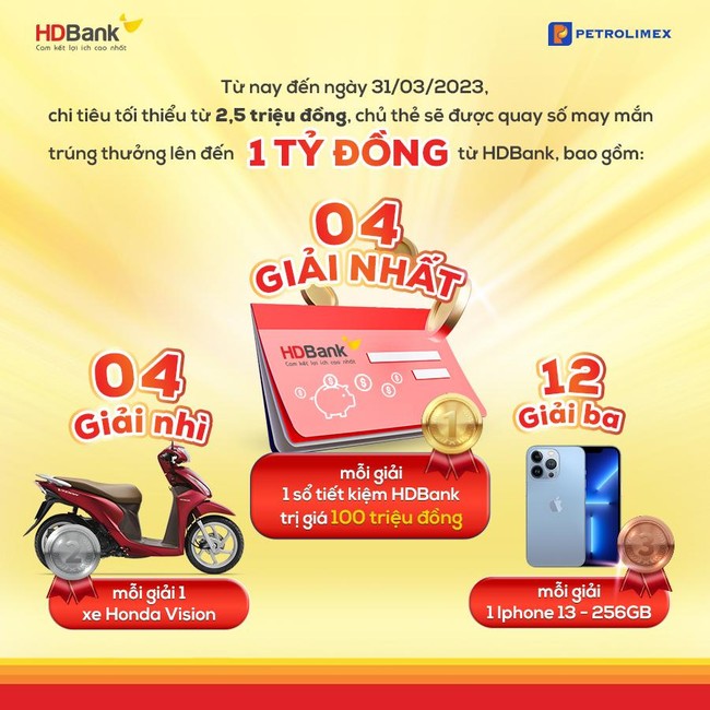 Bật m&iacute; c&aacute;ch ho&agrave;n được nhiều tiền nhất khi d&ugrave;ng thẻ HDBank Petrolimex 4 trong 1 ảnh 4