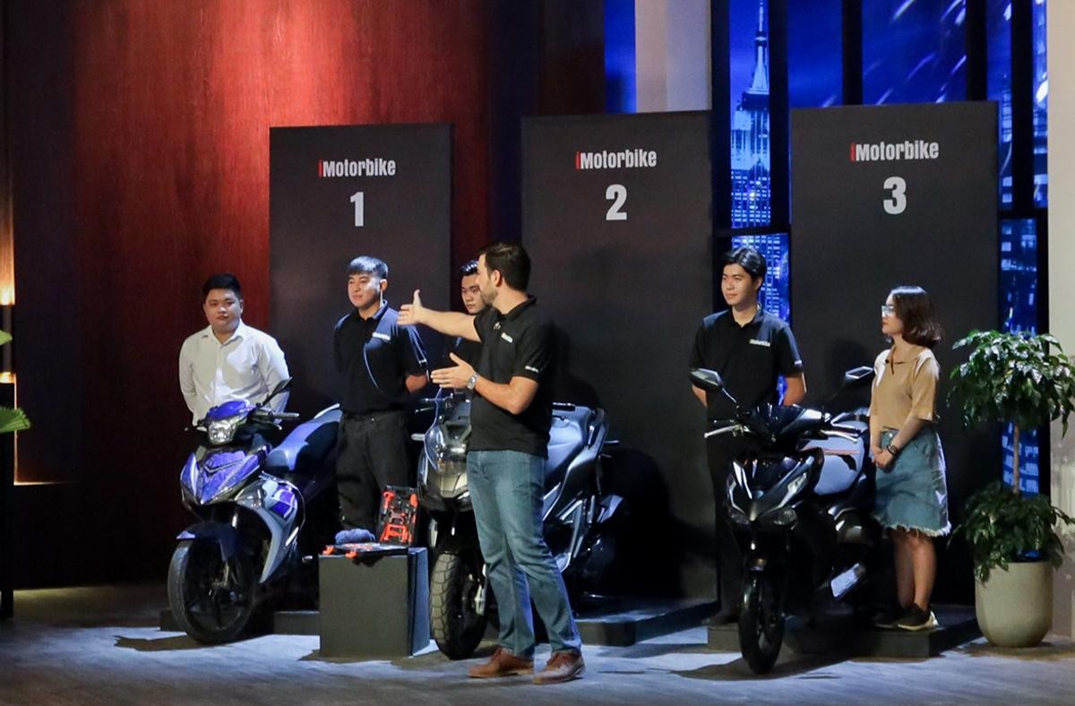 iMotorbike chưa gọi được vốn ở Shark Tank Việt Nam