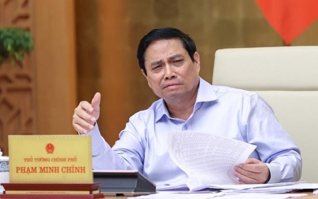 Thủ tướng nhấn mạnh trong bối cảnh c&oacute; nhiều kh&oacute; khăn, th&aacute;ch thức như hiện nay, t&igrave;nh trạng &amp;amp;quot;tiền để đấy kh&ocirc;ng ti&ecirc;u được&amp;amp;quot; l&agrave; &amp;amp;quot;rất x&oacute;t ruột v&agrave; sốt ruột&amp;amp;quot; - Ảnh VGP