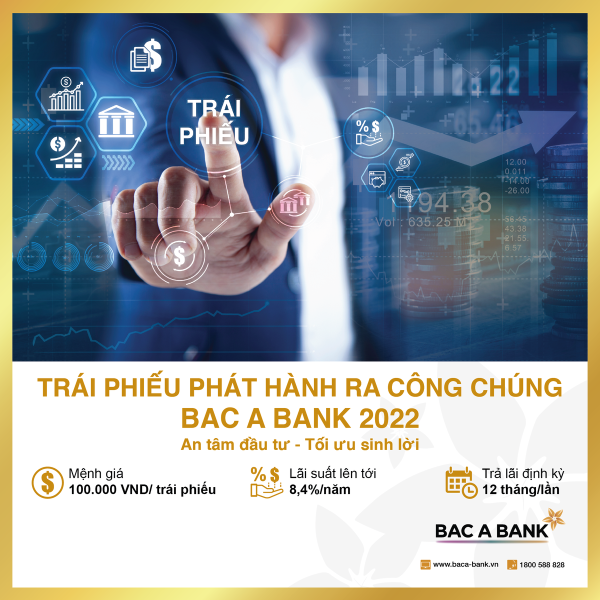 BAC A BANK ch&iacute;nh thức ch&agrave;o b&aacute;n 16 triệu tr&aacute;i phiếu ph&aacute;t h&agrave;nh ra c&ocirc;ng ch&uacute;ng đợt 1