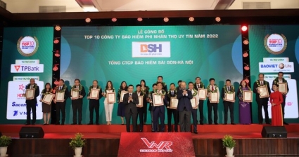 Bảo hiểm BSH góp mặt trong Top 10 công ty bảo hiểm phi nhân thọ uy tín năm 2022