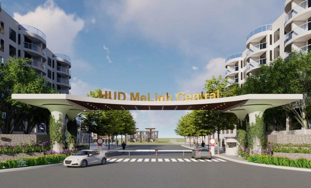 Dự &aacute;n HUD MeLinh Central đ&atilde; được đầu tư x&acirc;y dựng cơ bản c&aacute;c hạng mục hạ tầng kỹ thuật theo quy định