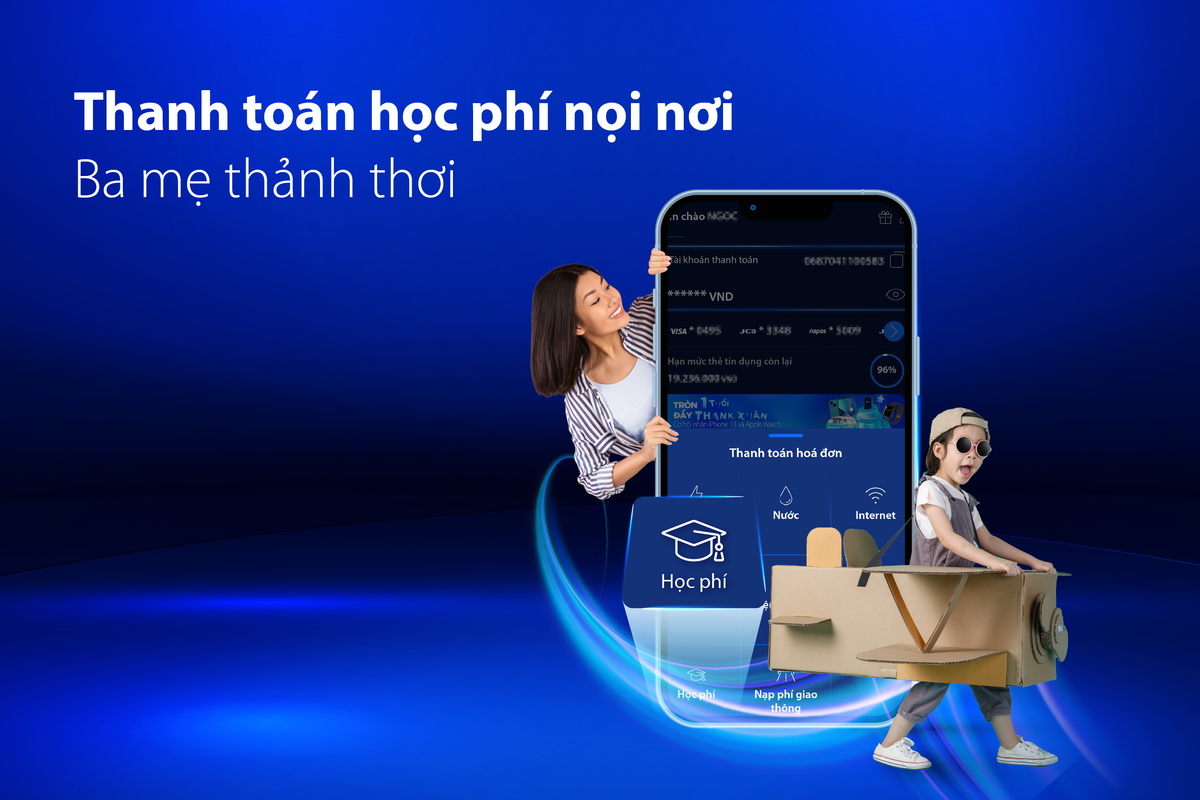 Thanh to&aacute;n học ph&iacute; nhanh gọn qua app Digimi Bản Việt