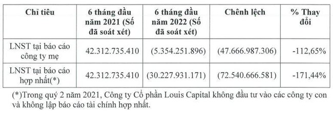 Louis Capital (TGG) chuyển từ l&atilde;i sang lỗ sau so&aacute;t x&eacute;t ảnh 1