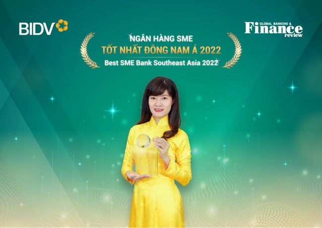 BIDV nhận c&uacute; đ&uacute;p giải thưởng từ Tạp ch&iacute; Global Banking and Finance ảnh 1