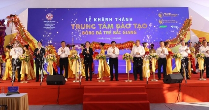 HANOI FC khánh thành trung tâm đào tạo bóng đá trẻ tại tỉnh Bắc Giang