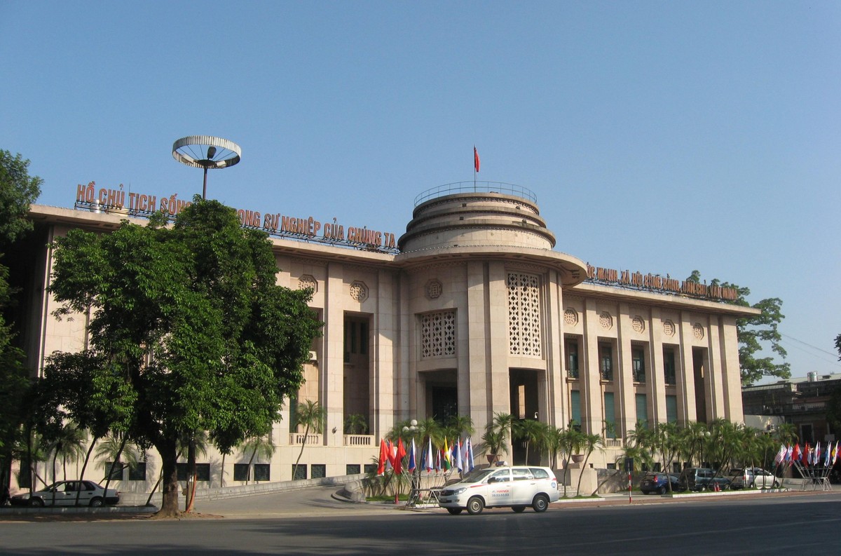 Trụ sở Ng&acirc;n h&agrave;ng Nh&agrave; nước.