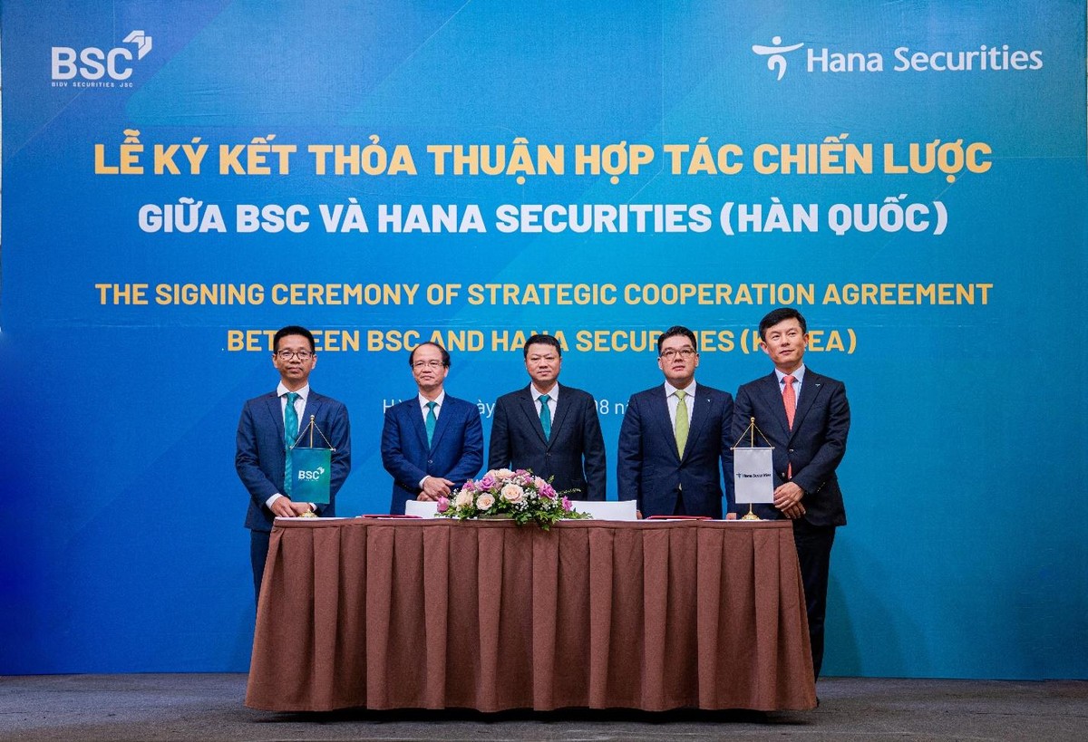 Hana Securities (H&agrave;n Quốc) đ&atilde; ch&iacute;nh thức thanh to&aacute;n để trở th&agrave;nh cổ đ&ocirc;ng chiến lược của C&ocirc;ng ty Chứng kho&aacute;n BIDV (BSC)